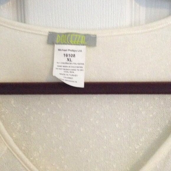 Dolcezza "XL" sweater, Classy, Quiet Lux, Chic, Bohemian, Lightweight, Cabincore - Picture 3 of 4